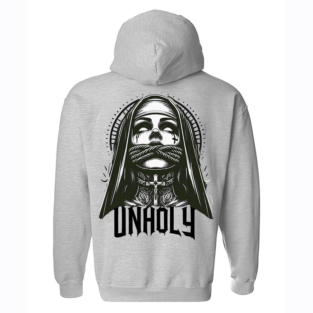 Unholy Nun Printed Men's Hoodie