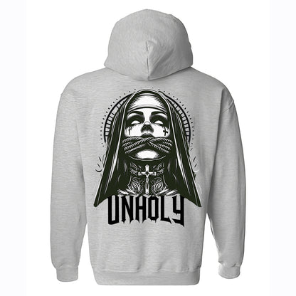 Unholy Nun Printed Men's Hoodie