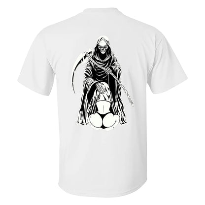 Hiding In The Reaper Crotch Printed Men's T-shirt
