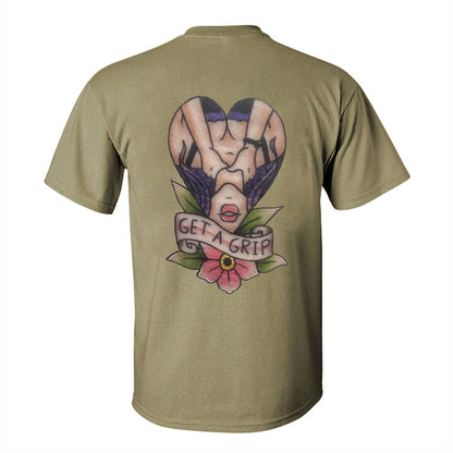 Get A Grip Print Men's T-shirt