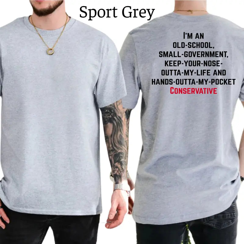 Conservative Old School Vintage Graphic T-Shirt