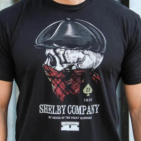 Men's round neck  print T-shirt