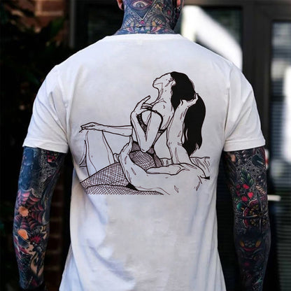 Till Death Do Us Apart Printed Men's T-shirt