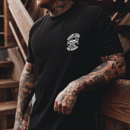 No One Owes You Shit Work Harder Printed Men's T-shirt