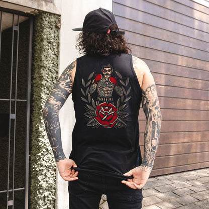 Boxer Floral Print Men's Vest