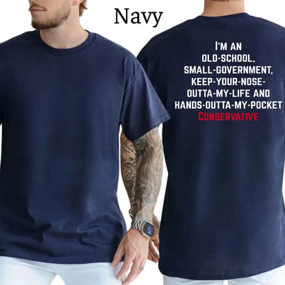 Conservative Old School Vintage Graphic T-Shirt