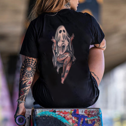 Ghost Woman Print Women's T-shirt