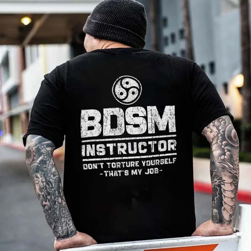 Bdsm Instructor Printed Men's T-shirt
