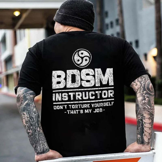 Bdsm Instructor Printed Men's T-shirt