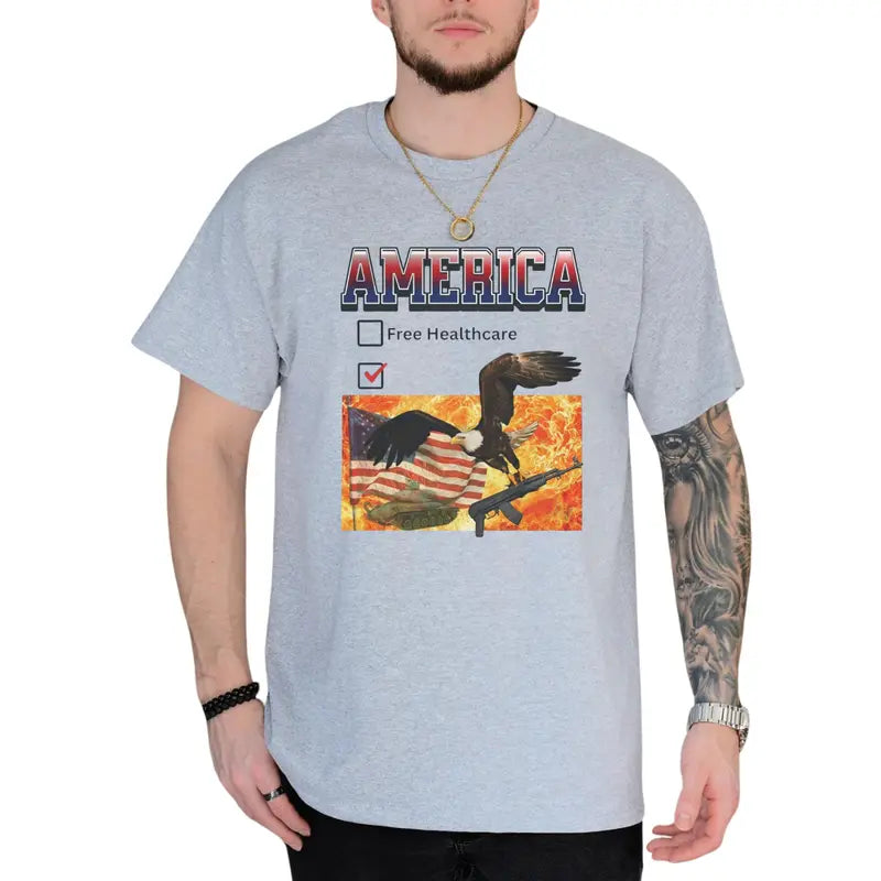 America Chaos Graphic T-Shirt