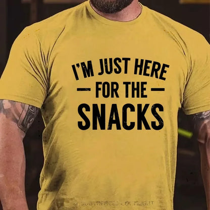 I'm Just Here For The Snacks Graphic T-Shirt