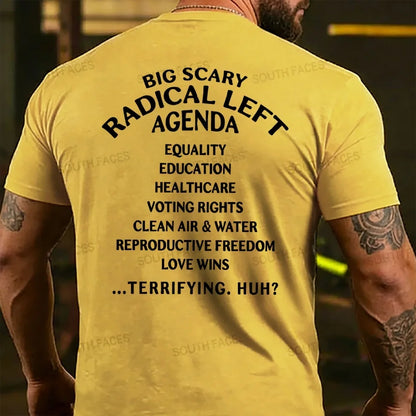Big Scary Radical Left Agenda Human Rights Activist T-shirts