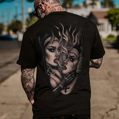 Lick Me Printed Men's T-shirt