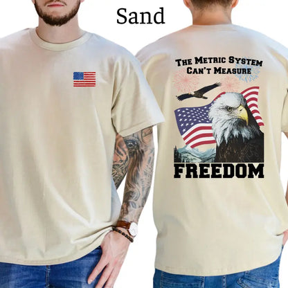 The Metric System Can't Measure Freedom Graphic T-Shirt