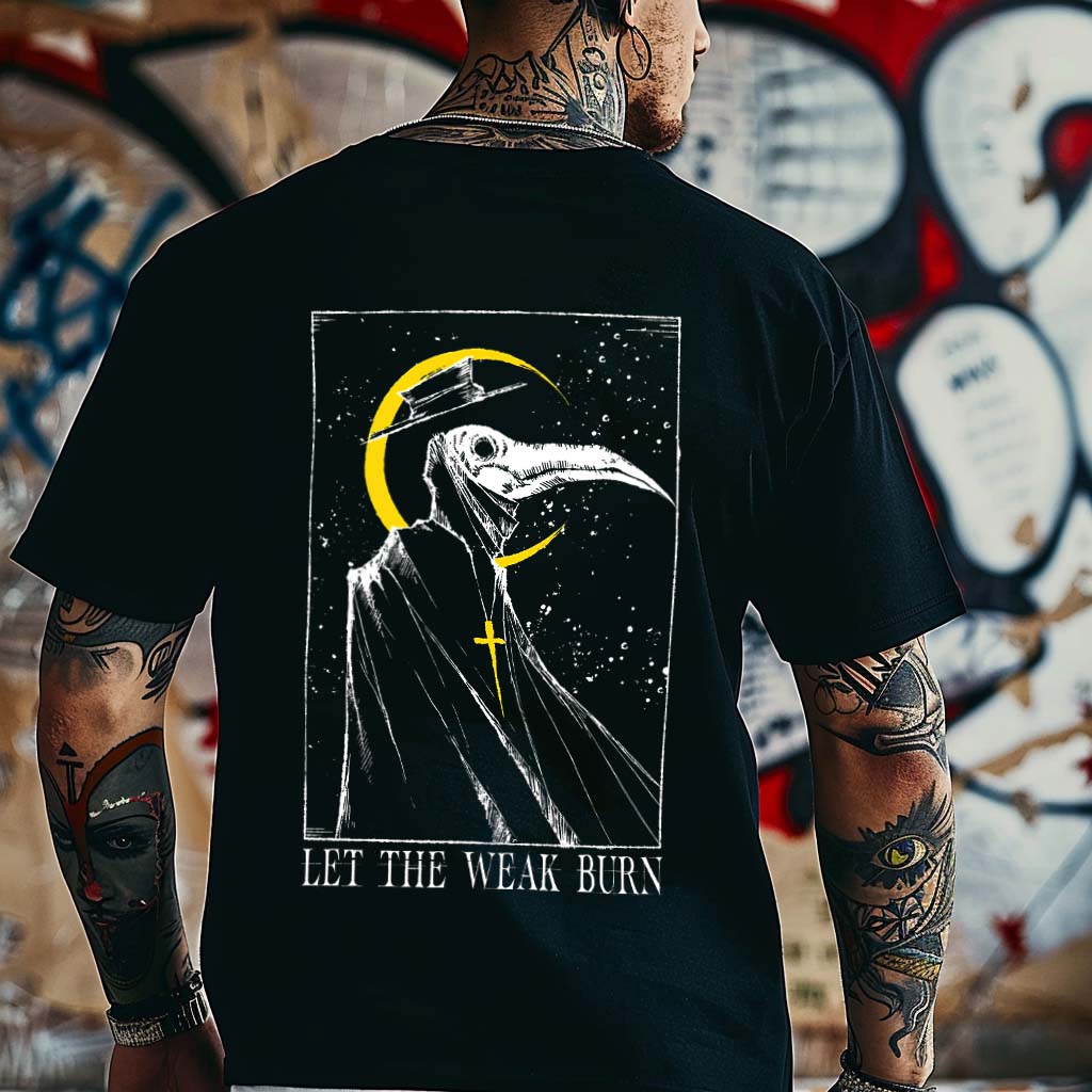 Let The Weak Burn Printed Men's T-shirt