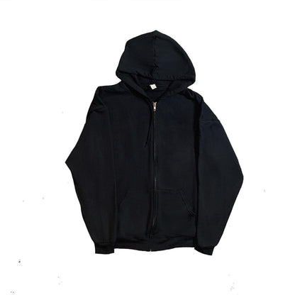 Hide Under My Crotch Printed Men's Zip-Up Hoodie