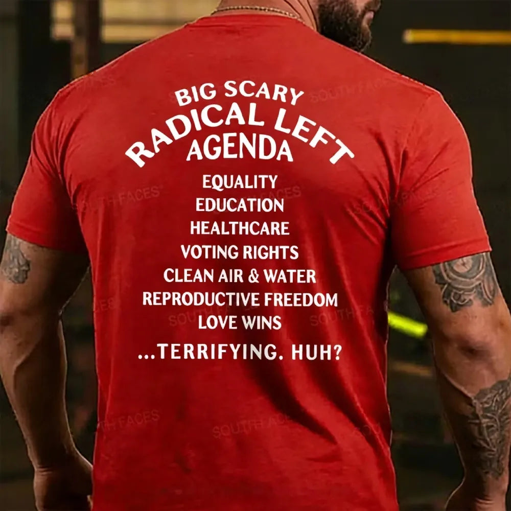 Big Scary Radical Left Agenda Human Rights Activist T-shirts