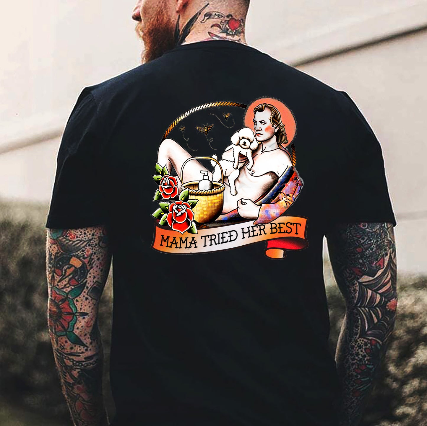 Mama Tried Her Best Man T-shirt Designer