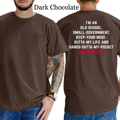 Conservative Old School Vintage Graphic T-Shirt