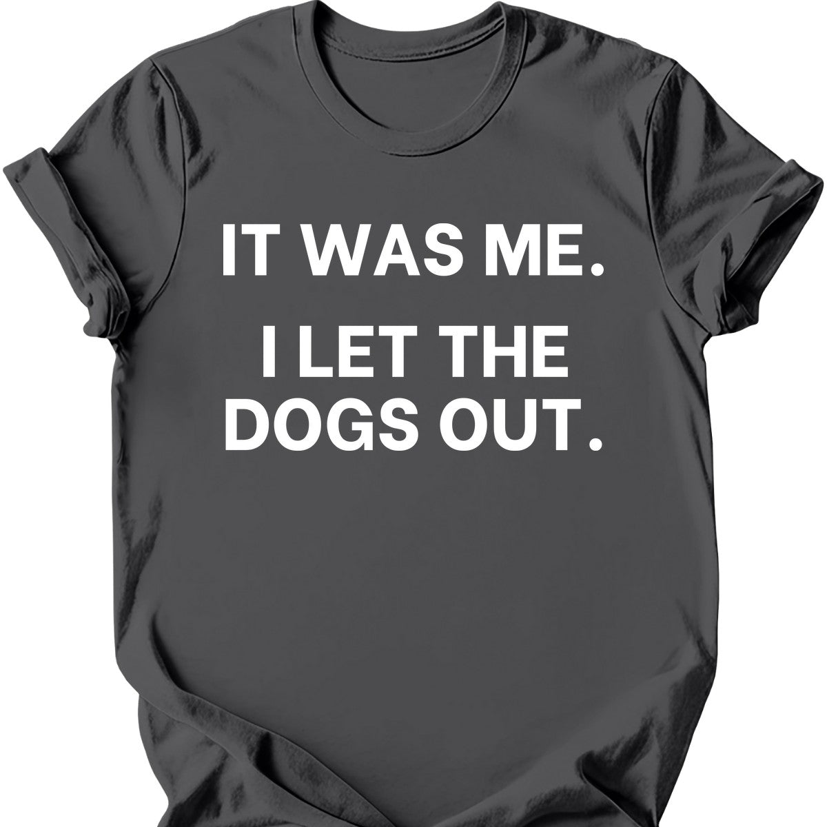 It Was Me I Let The Dogs Out T-Shirt Secondary image