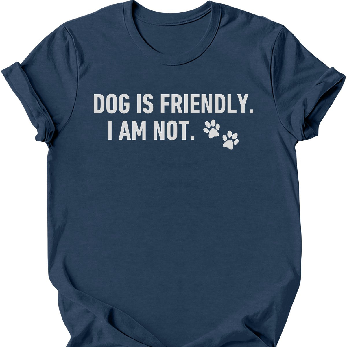 Dog Is Friendly I Am Not T-Shirt Main image