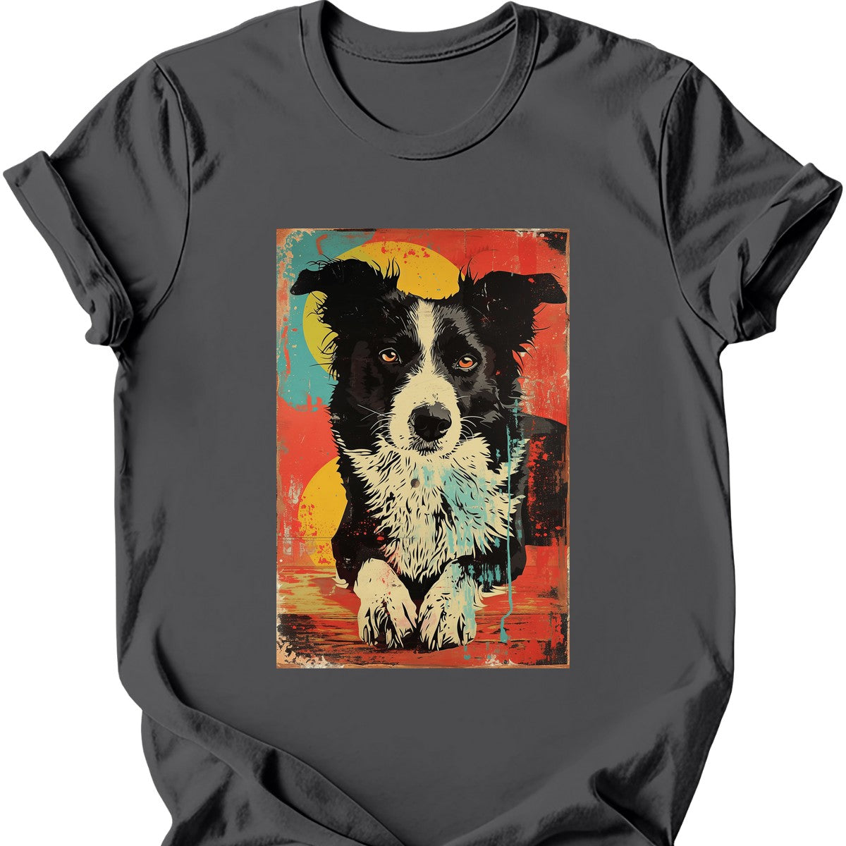 Border Collie - Punk Dog T-Shirt Secondary image