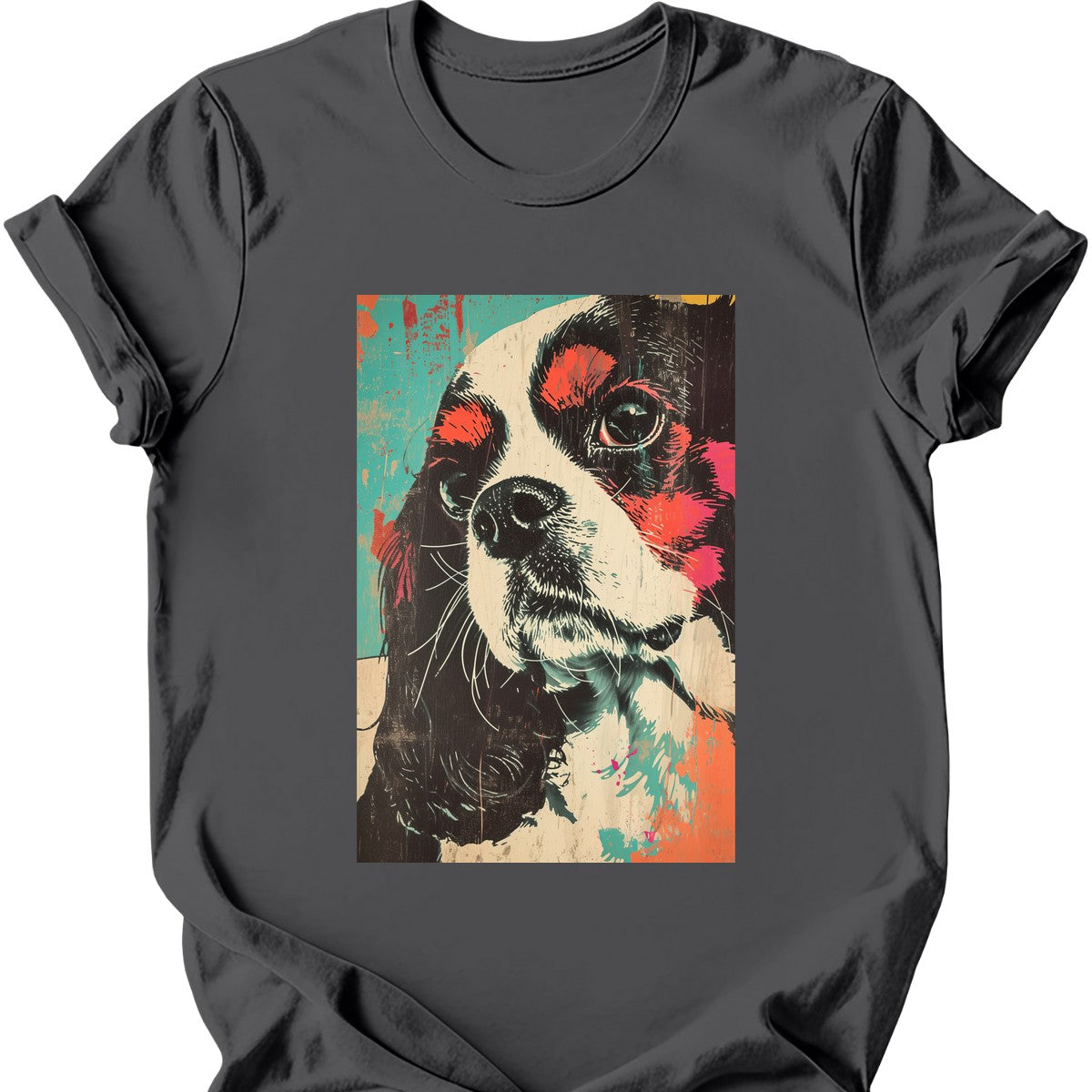 King Charles Cavalier - Punk Dog T-Shirt Main image
