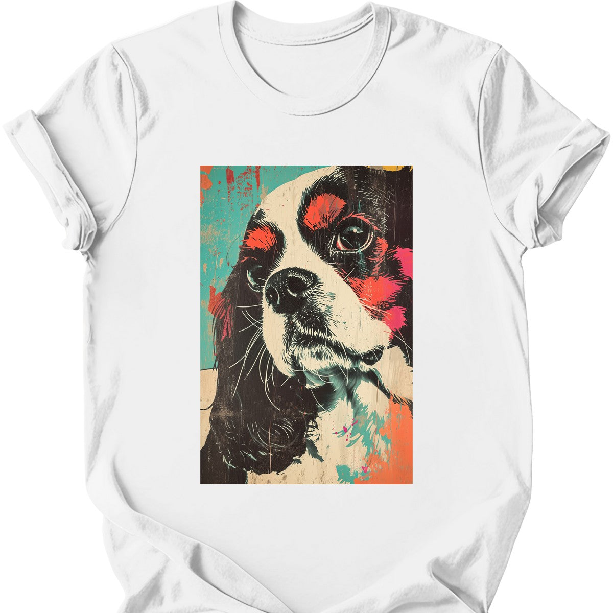 King Charles Cavalier - Punk Dog T-Shirt Secondary image
