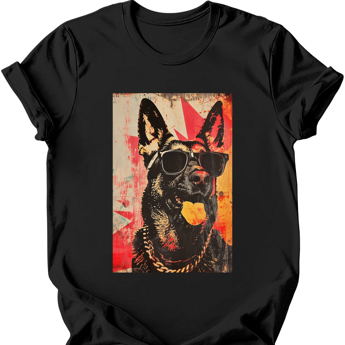 German Shepherd - Punk Dog T-Shirt Main image