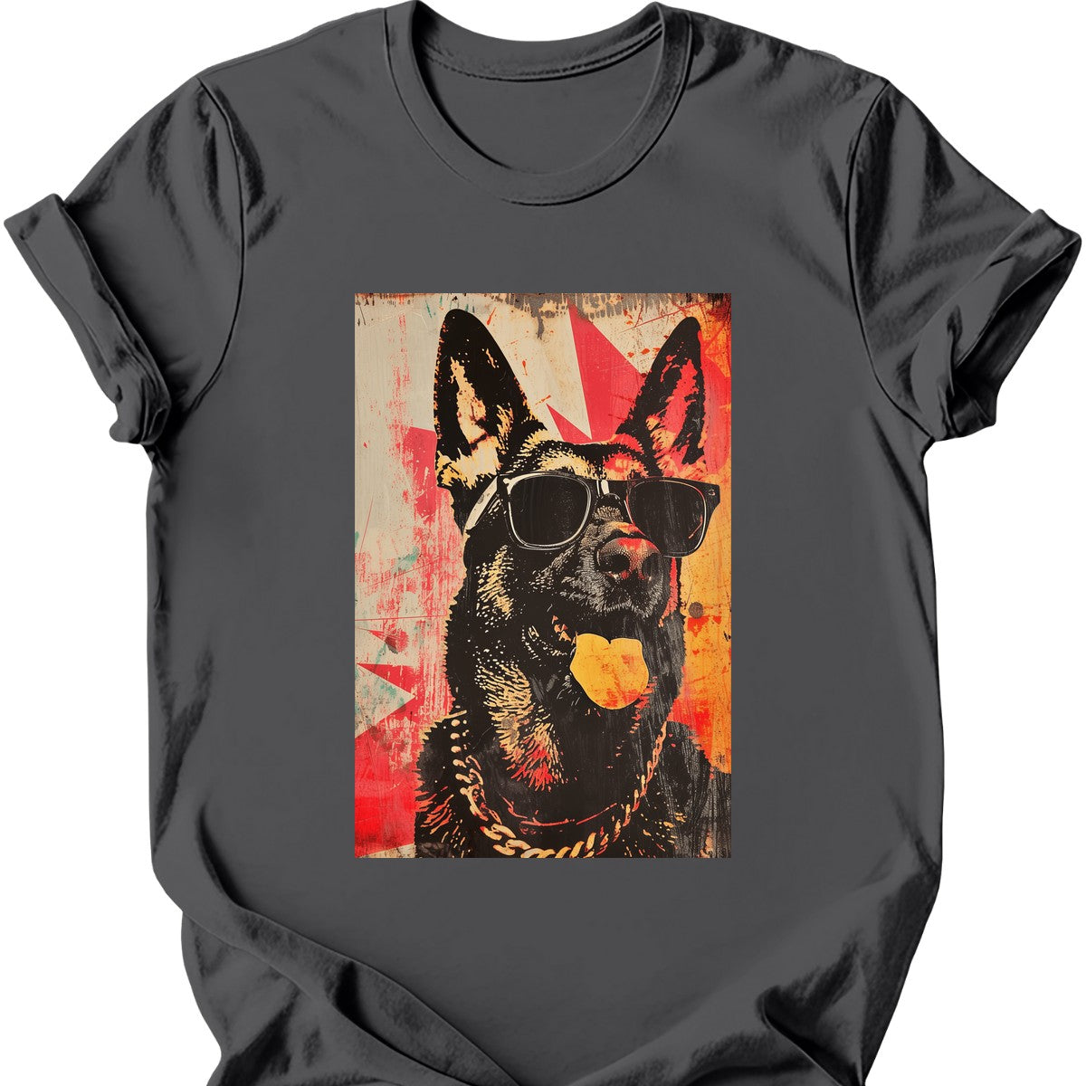 German Shepherd - Punk Dog T-Shirt Secondary image