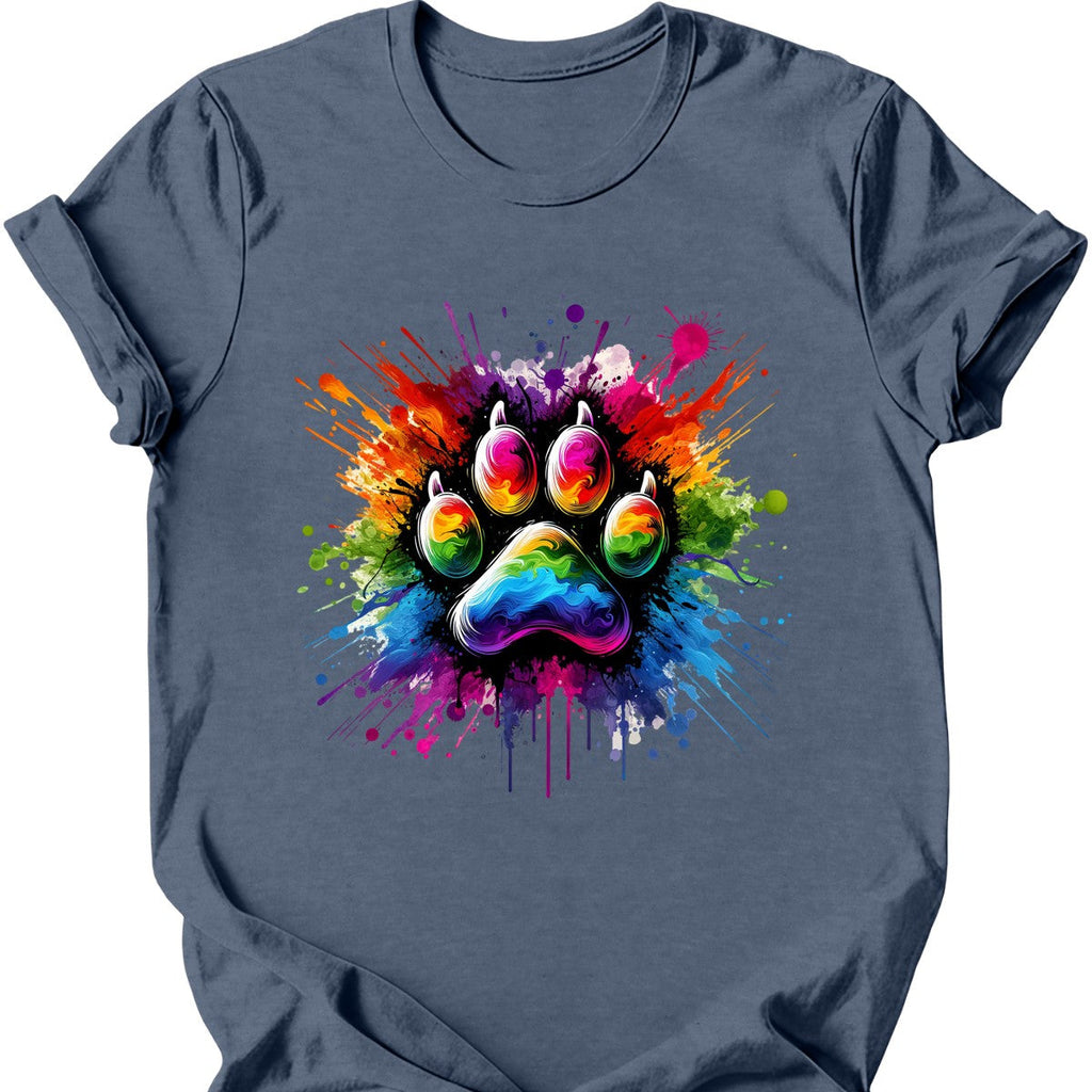 Splatter Paint Paw T-Shirt