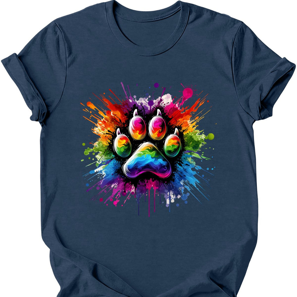 Splatter Paint Paw T-Shirt