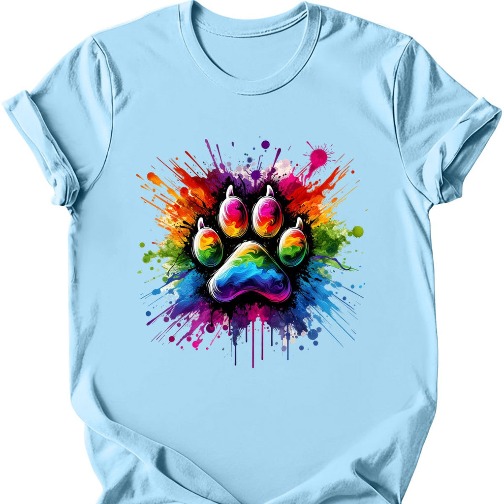 Splatter Paint Paw T-Shirt