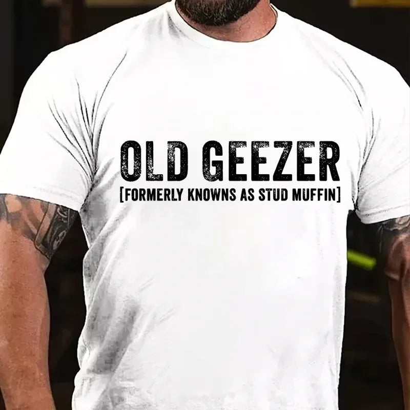 Old Geezer Formerly Known As Stud Muffin T-Shirt Graphic T-Shirt