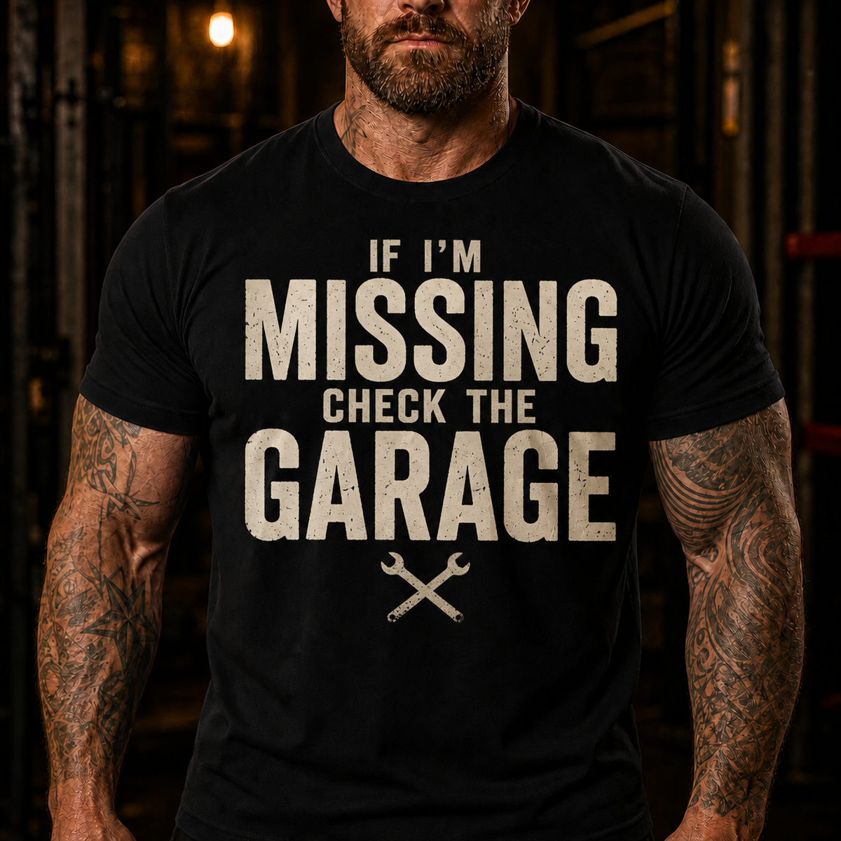 If I'm Missing Check The Garage Graphic T-Shirt
