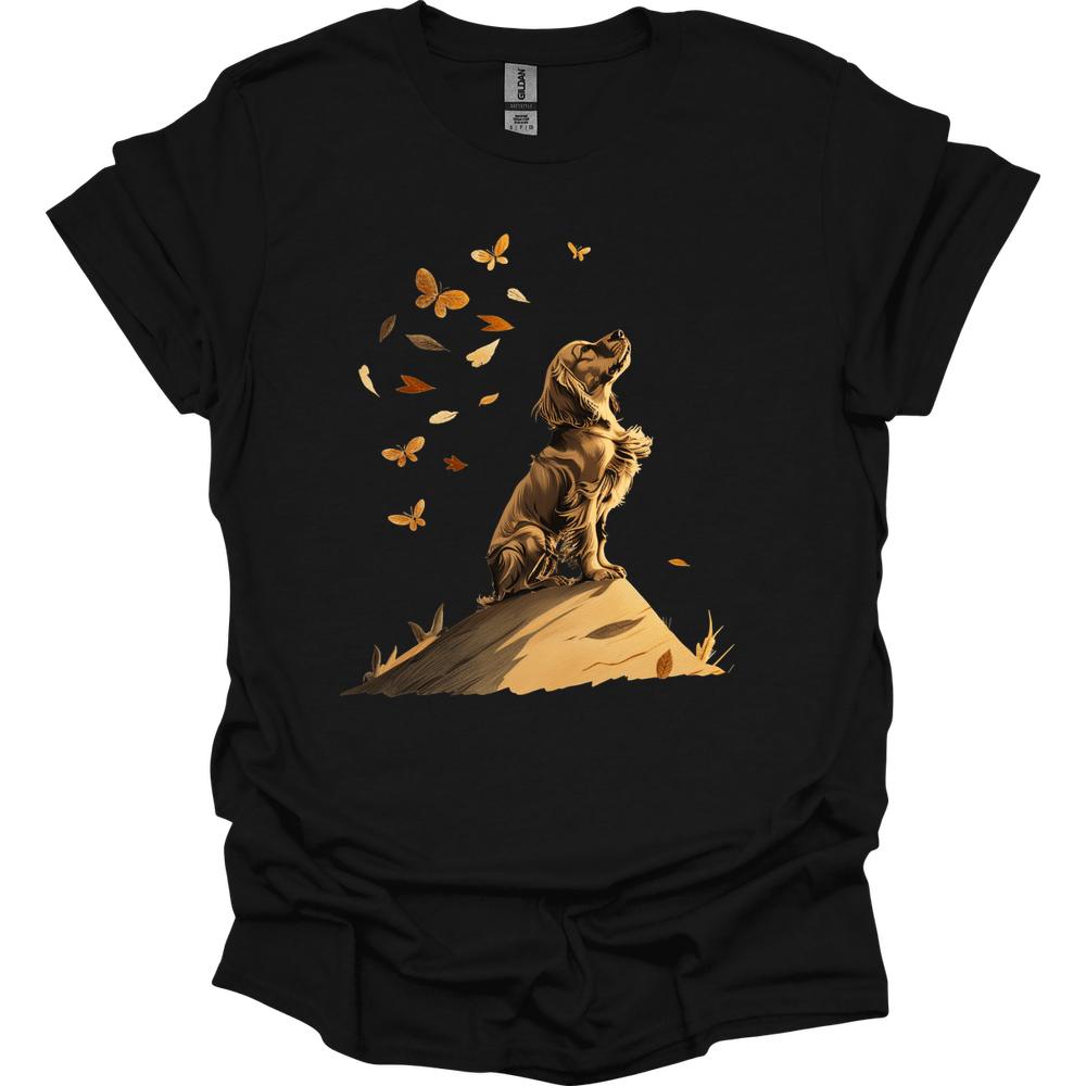 Cocker Spaniel - Fall Dog T-Shirt