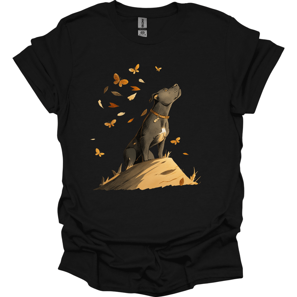 Pitbull - Fall Dog T-Shirt