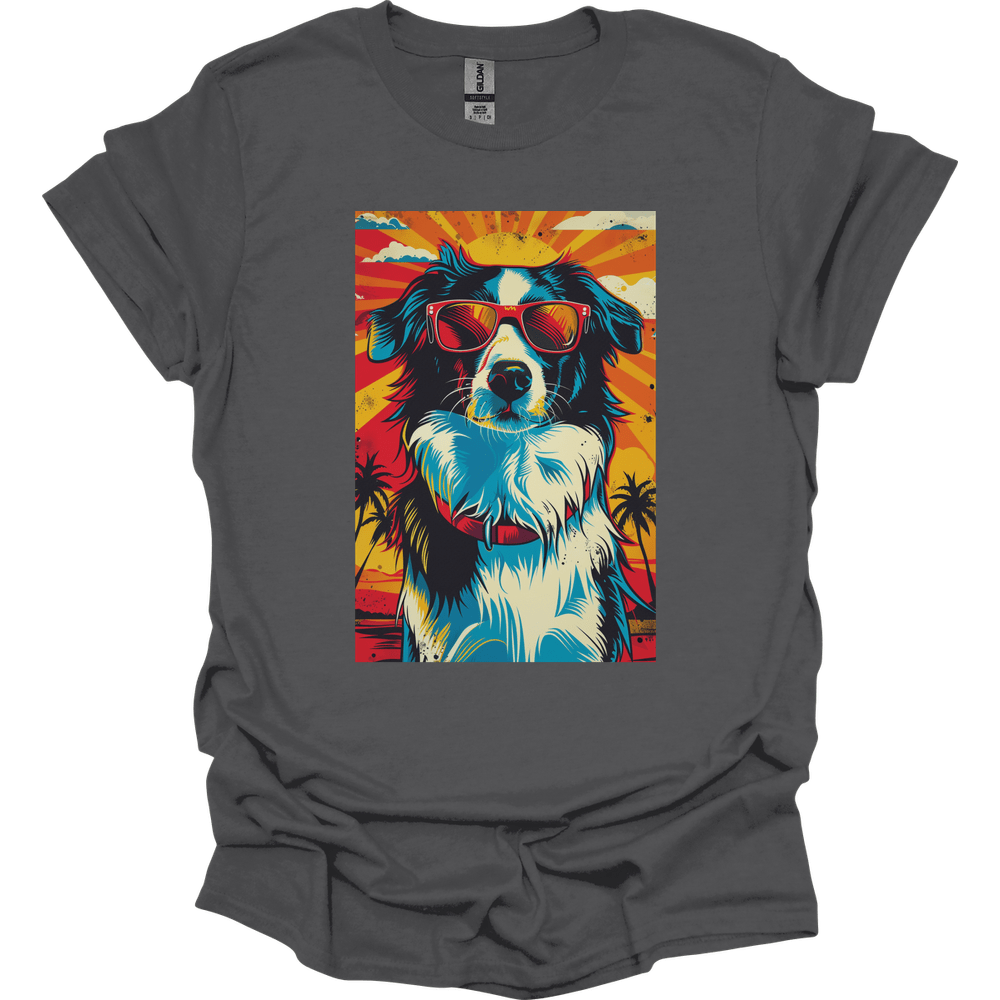 Border Collie - Summer Dog T-Shirt