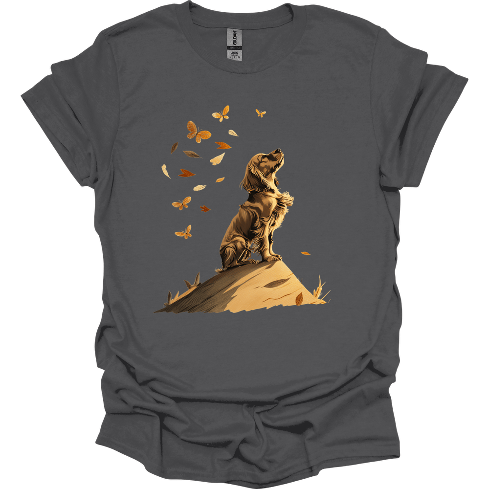 Cocker Spaniel - Fall Dog T-Shirt