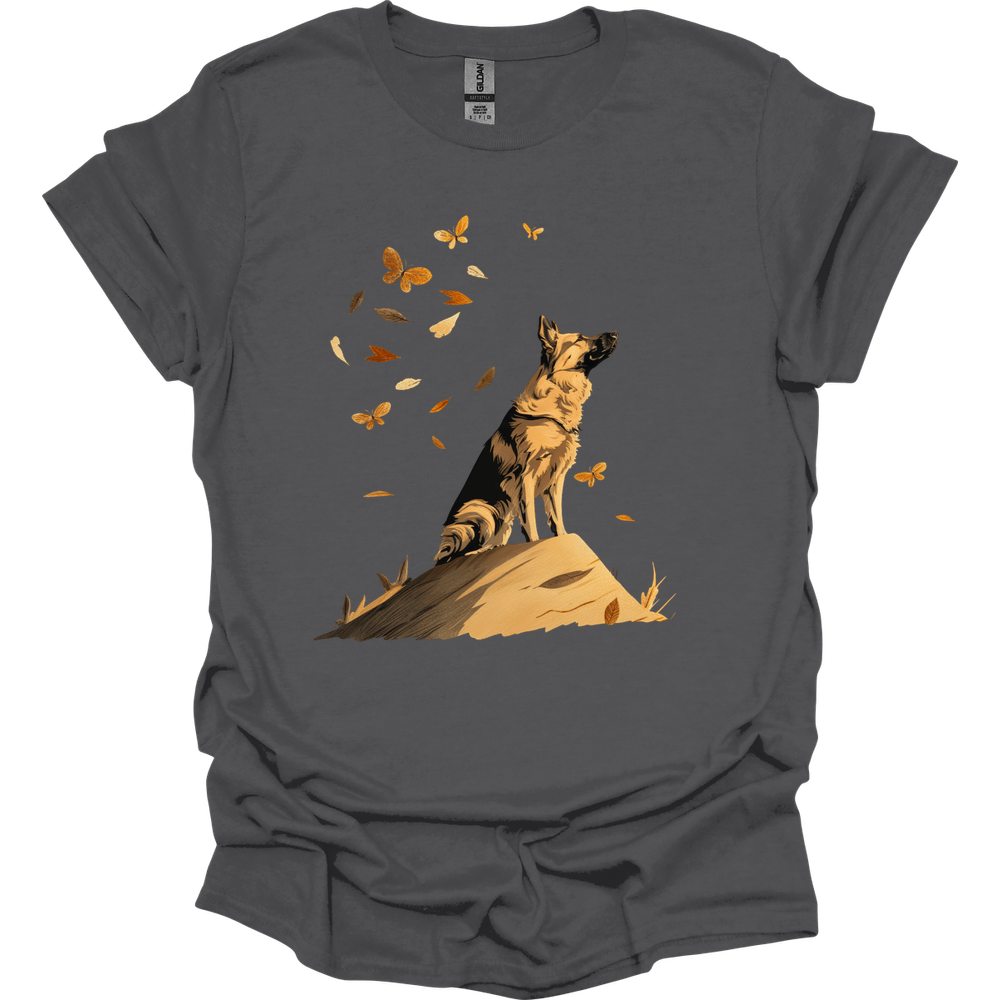 German Shepherd - Fall Dog T-Shirt