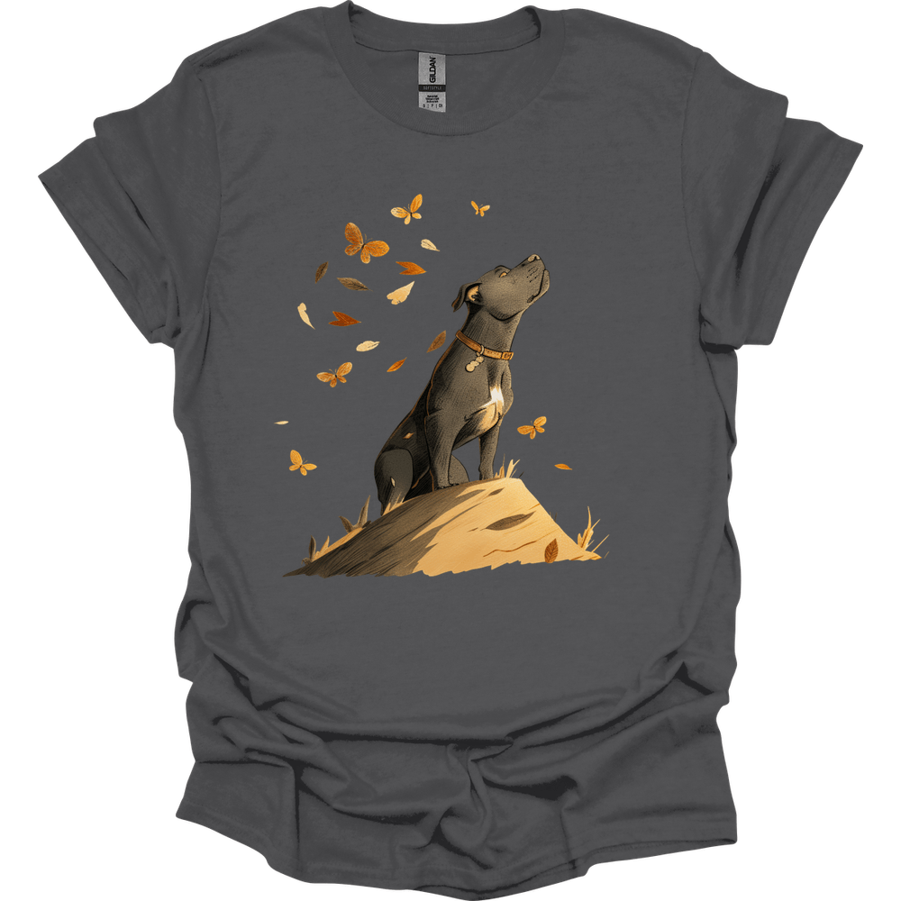 Pitbull - Fall Dog T-Shirt
