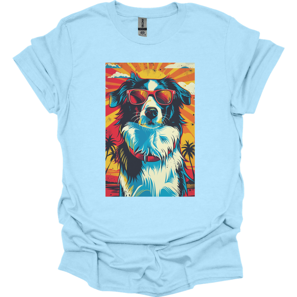 Border Collie - Summer Dog T-Shirt