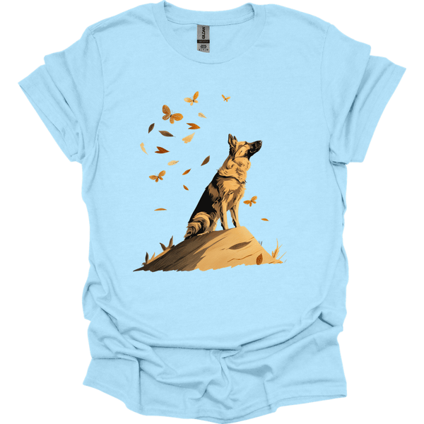 German Shepherd - Fall Dog T-Shirt