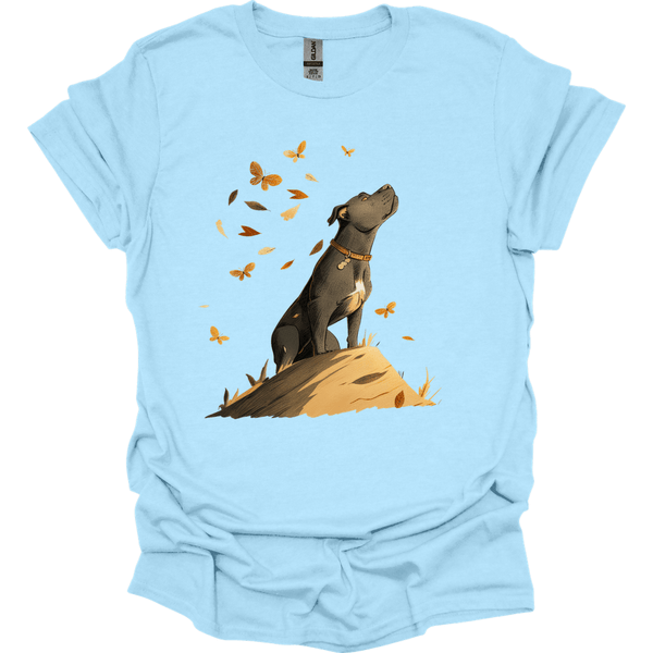 Pitbull - Fall Dog T-Shirt