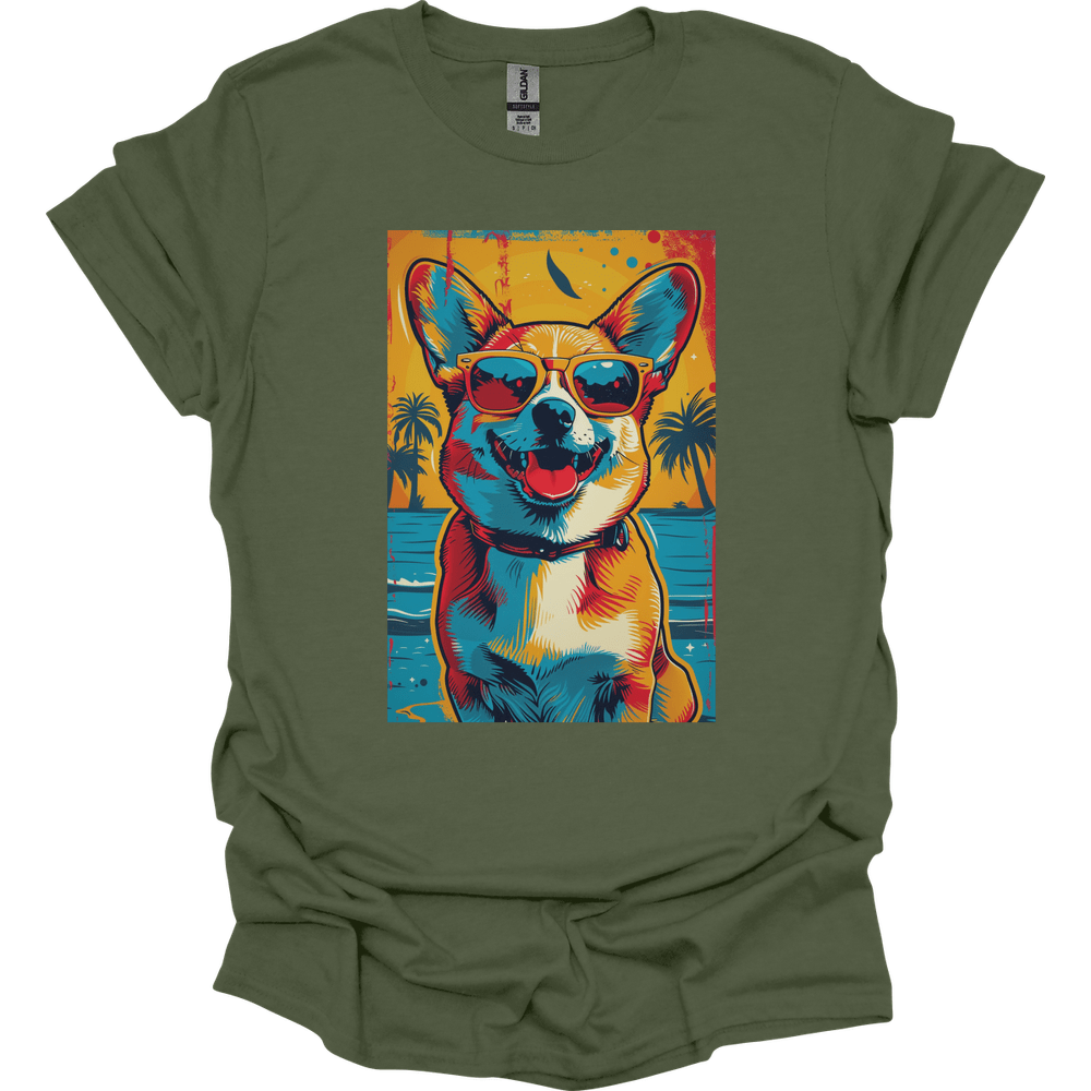 Pembroke Welsh Corgi - Summer Dog T-Shirt