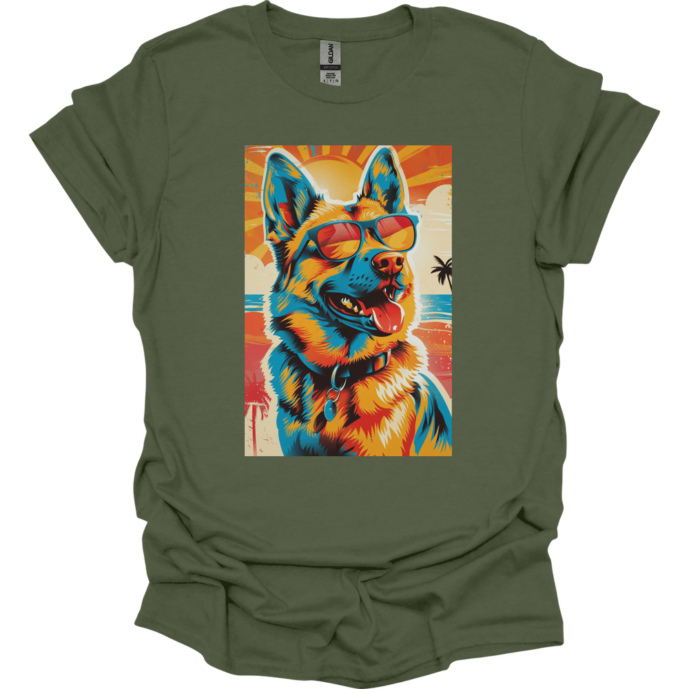 German Shepherd - Summer Dog T-Shirt