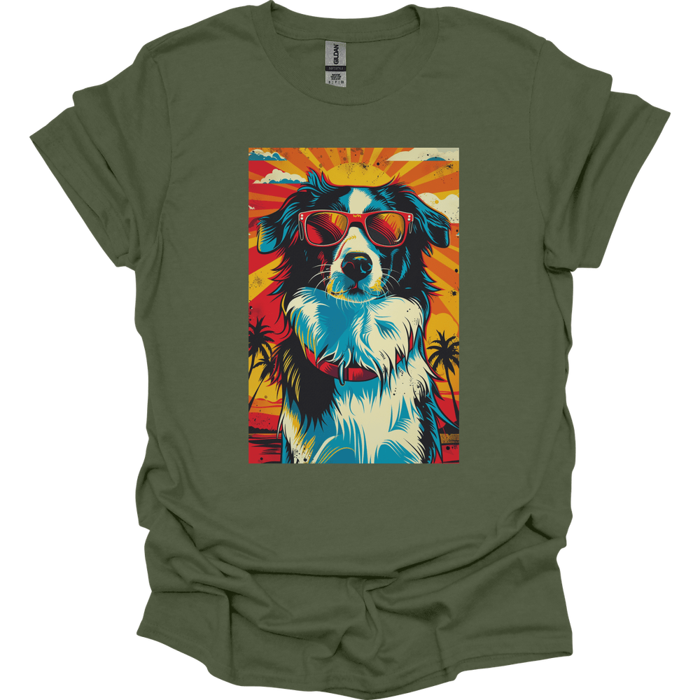 Border Collie - Summer Dog T-Shirt