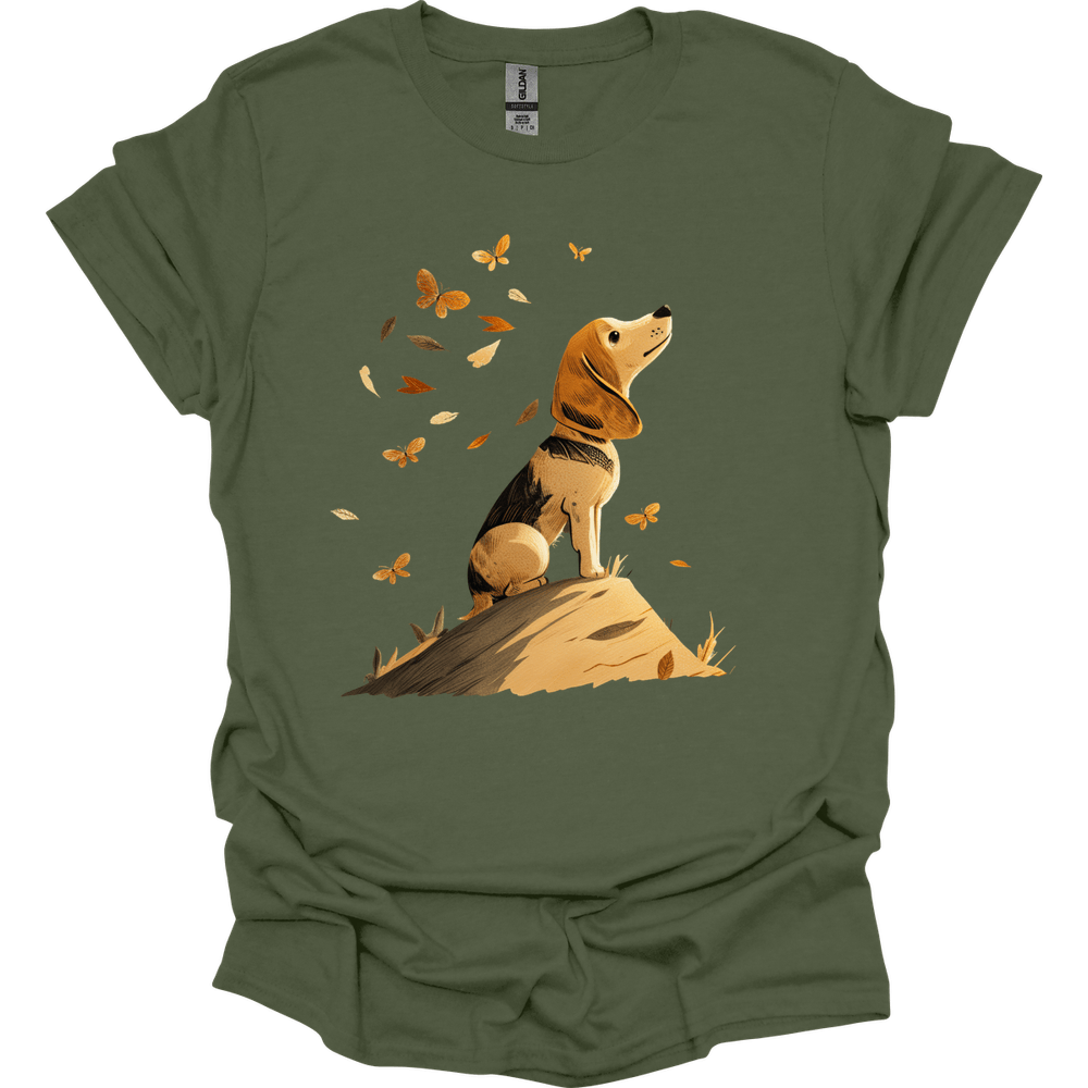 Beagle - Fall Dog T-Shirt Secondary image