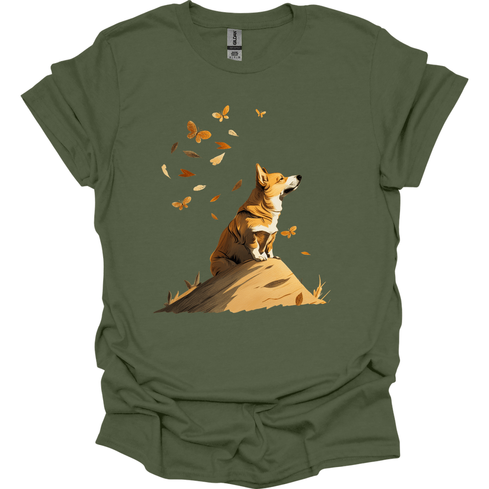 Corgi - Fall Dog T-Shirt Main image