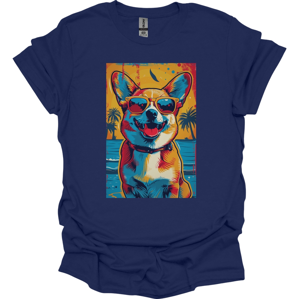 Pembroke Welsh Corgi - Summer Dog T-Shirt Secondary image